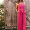Rumba Park Jumpsuit SHOCKING PINK -Varley Nik Shop M231909SKPPRODUCT 01a