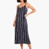 Wavy Lines Slip Dress INDIGO MULTI -Varley Nik Shop M231950IMIPRODUCT 01