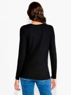 NZT Sweet Dreams Long Sleeve Crew Tee -Varley Nik Shop NZTESS1016BLXPRODUCT 03