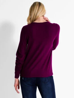 NZT Sweet Dreams Ruched Sleeve Crew Neck MULBERRY -Varley Nik Shop NZTF232037MULPRODUCT 03