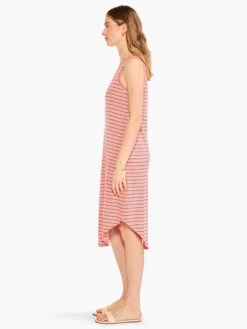 NZT Striped Tank Dress ORANGE MULTI -Varley Nik Shop NZTM231264ORMPRODUCT 02