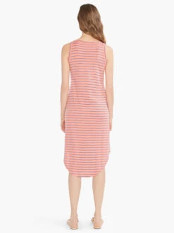 NZT Striped Tank Dress ORANGE MULTI -Varley Nik Shop NZTM231264ORMPRODUCT 03