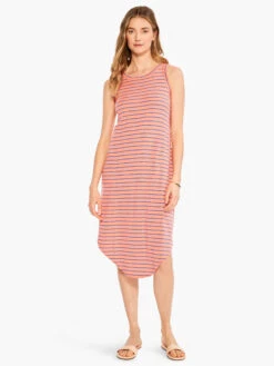 NZT Striped Tank Dress ORANGE MULTI -Varley Nik Shop NZTM231264ORMPRODUCT 04