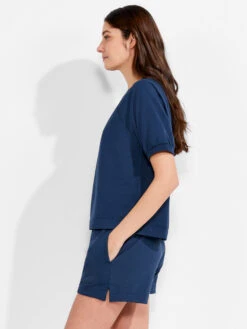 NZT Short Sleeve Round Neck French Terry Top 7 NZT Short Sleeve Round Neck French Terry Top -Varley Nik Shop NZTM232017DIDPRODUCT 02