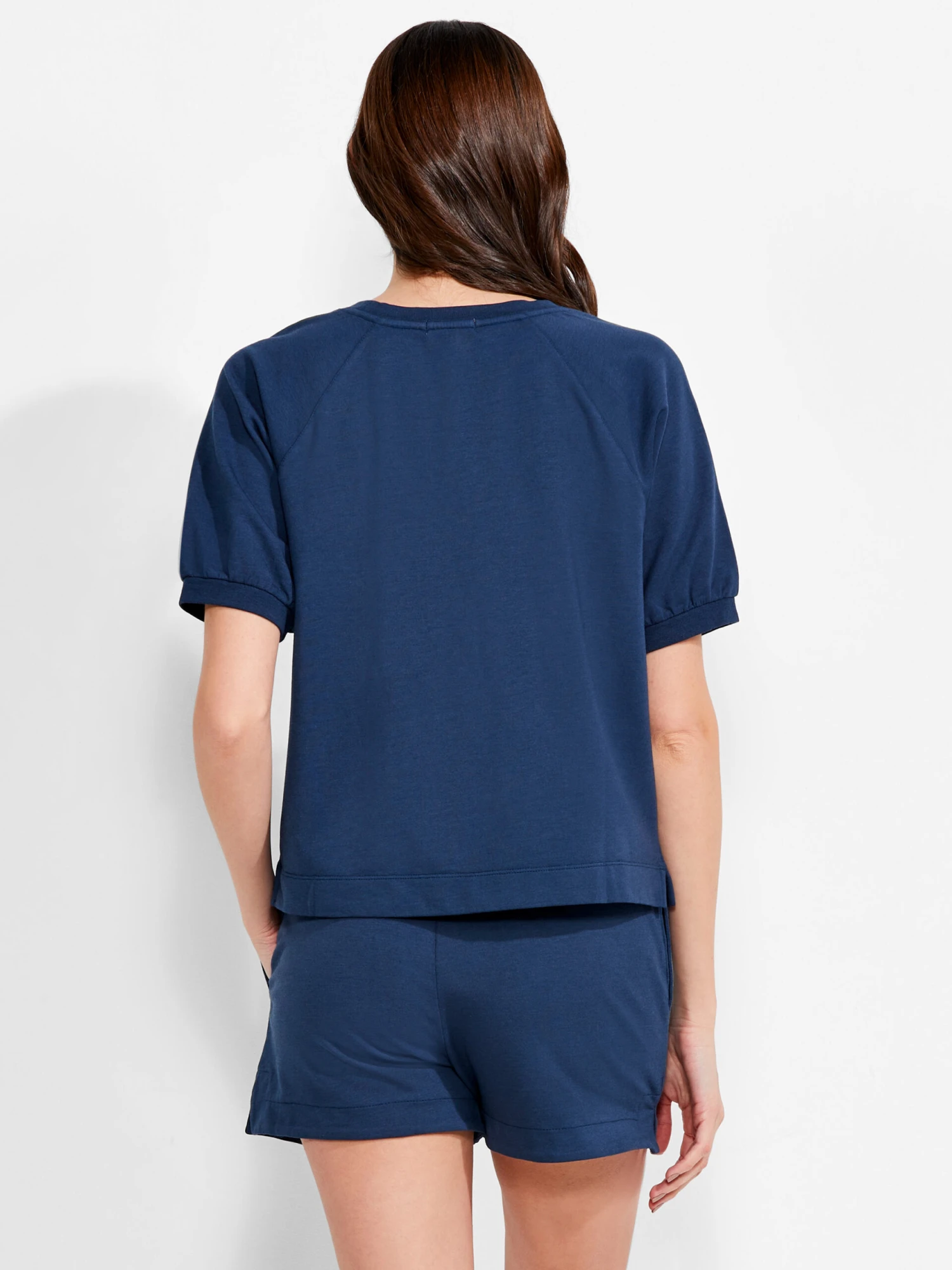 NZT Short Sleeve Round Neck French Terry Top 5 NZT Short Sleeve Round Neck French Terry Top - Image 3