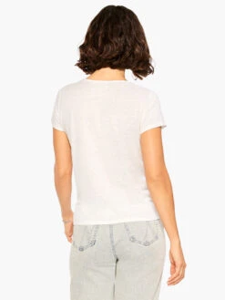 NZT Short Sleeve Knotted V Tee PAPER WHITE -Varley Nik Shop NZTM232028PWHPRODUCT 03
