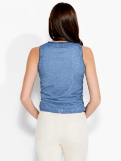 NZT Crew Ruched Tank -Varley Nik Shop NZTS231029HBBPRODUCT 03