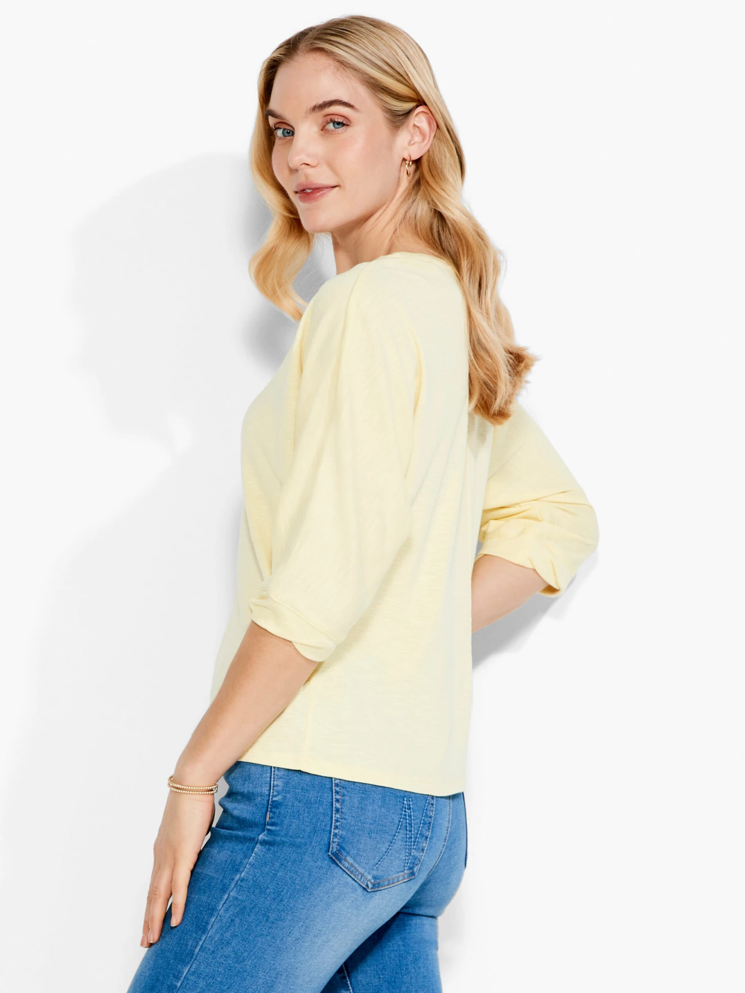 NZT Boat Neck Dolman Sleeve Tee CHAMOMILE 4 NZT Boat Neck Dolman Sleeve Tee CHAMOMILE - Image 2