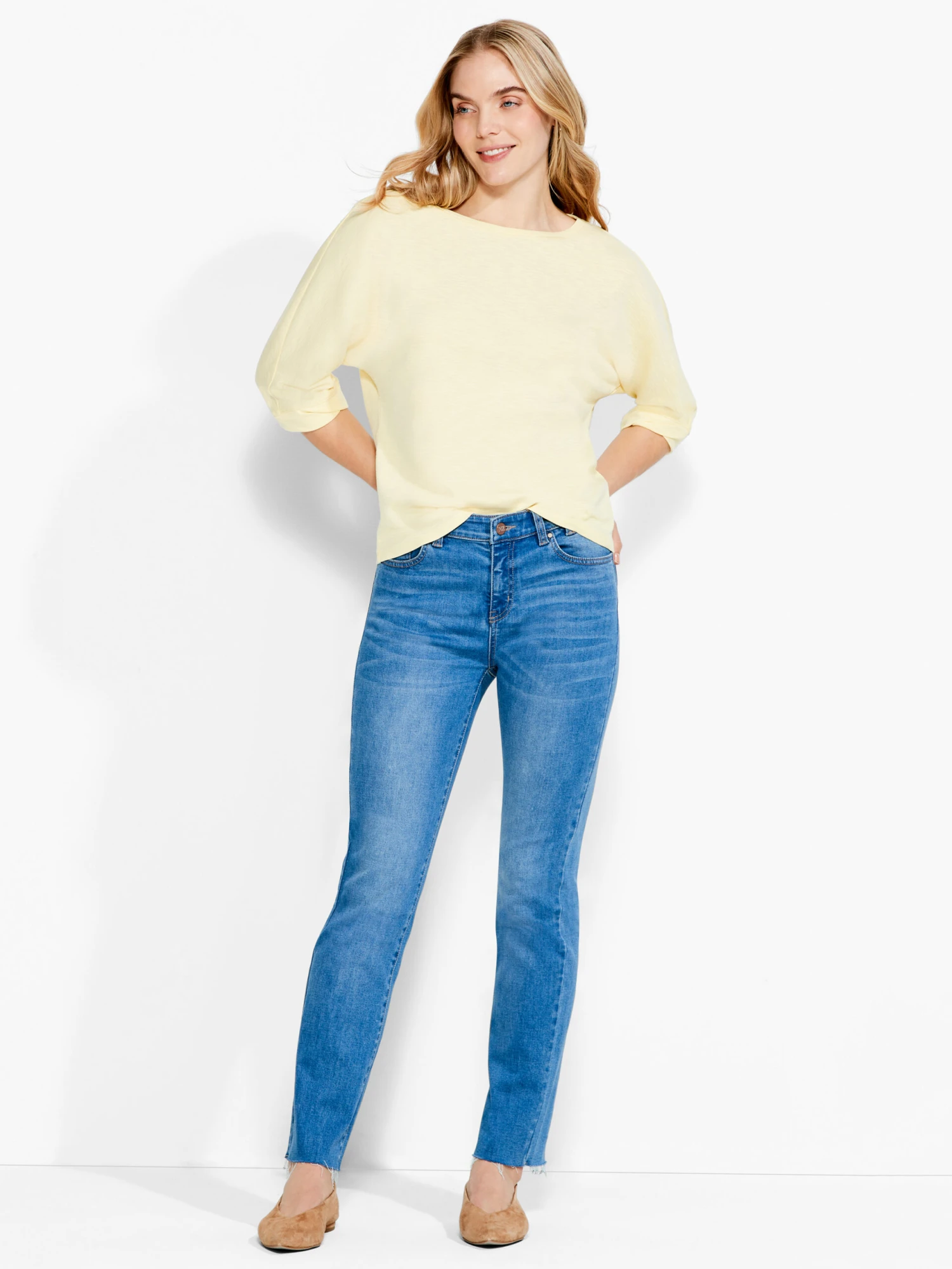 NZT Boat Neck Dolman Sleeve Tee CHAMOMILE 6 NZT Boat Neck Dolman Sleeve Tee CHAMOMILE - Image 4