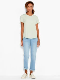 NZT Short Sleeve Shirt Tail Crew Tee 9 NZT Short Sleeve Shirt Tail Crew Tee -Varley Nik Shop NZTS231063MCAPRODUCT 04