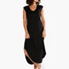 NZT Scoop Tank Dress -Varley Nik Shop NZTS231254BLXPRODUCT 01