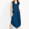 NZT Scoop Tank Dress DEEP OCEAN