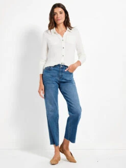 NZT Sweet Dreams Long Sleeve Shirt -Varley Nik Shop NZTW232051 MWH PRODUCT 04