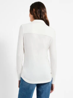 NZT Sweet Dreams Long Sleeve Shirt -Varley Nik Shop NZTW232051MWHPRODUCT 02