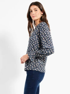 NZT Sweet Dreams Dotty Femme Sleeve Tee BLACK MULTI -Varley Nik Shop NZTW232055BLMPRODUCT 02