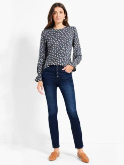 NZT Sweet Dreams Dotty Femme Sleeve Tee BLACK MULTI -Varley Nik Shop NZTW232055BLMPRODUCT 04