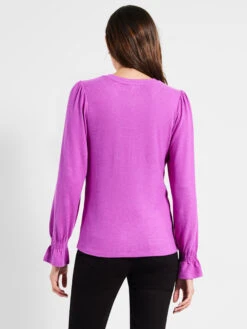 NZT Sweet Dreams Femme Sleeve Tee VIVID MAGENTA 8 NZT Sweet Dreams Femme Sleeve Tee VIVID MAGENTA -Varley Nik Shop NZTW232067VMGPRODUCT 03