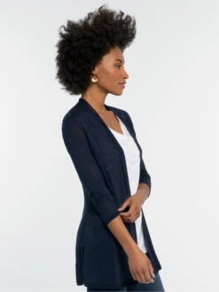 Lightweight Long Back Of The Chair Cardigan DARK INDIGO -Varley Nik Shop S201191DIDPRODUCT 03