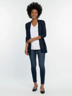 Lightweight Long Back Of The Chair Cardigan DARK INDIGO -Varley Nik Shop S201191DIDPRODUCT 04