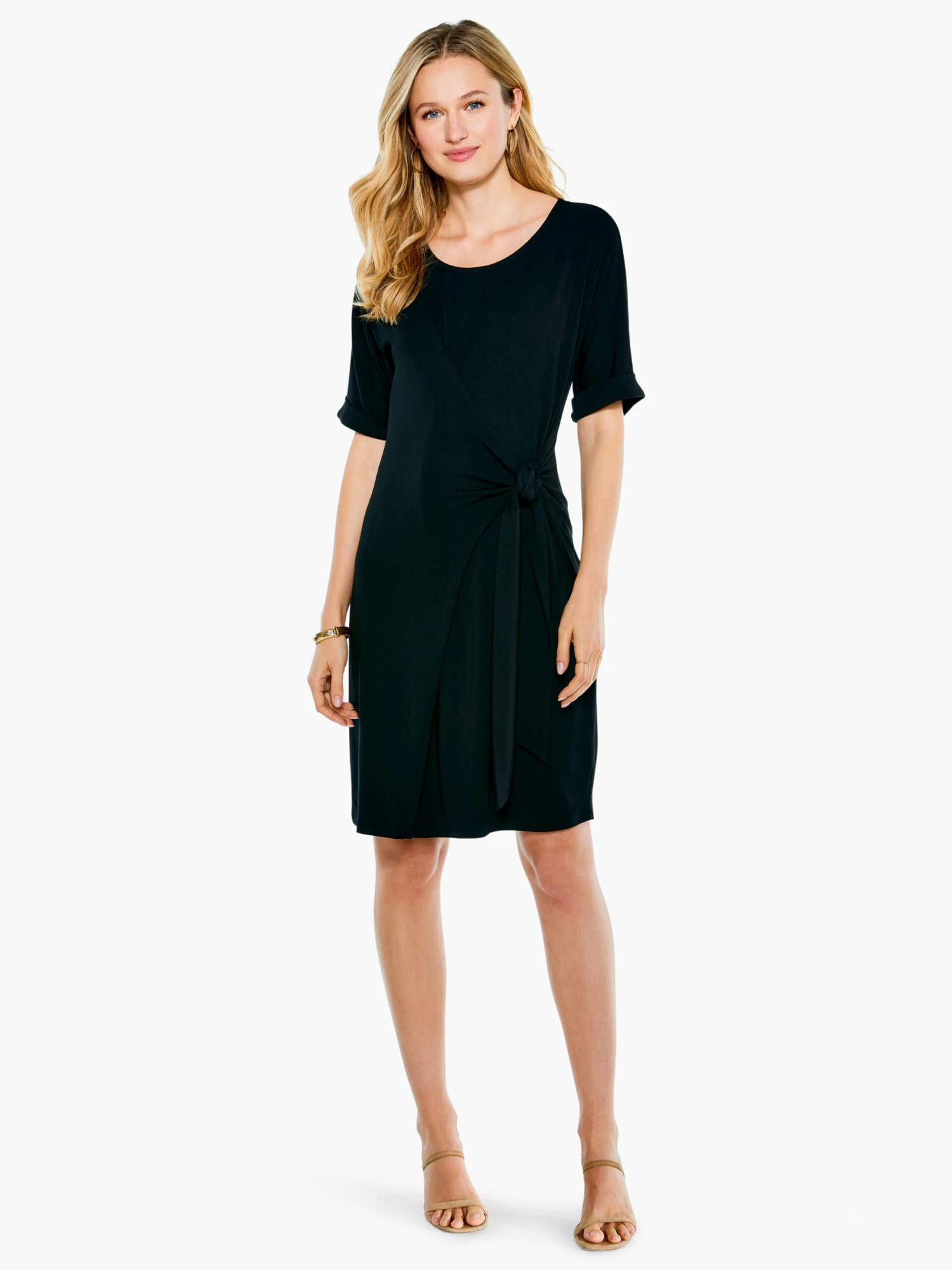 Eaze Tie Dress BLACK ONYX 3 Eaze Tie Dress BLACK ONYX