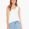 Rib Knit Scoop Tank PAPER WHITE -Varley Nik Shop S231051PWHPRODUCT 01