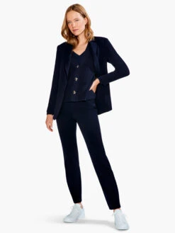 Shaker Knit Cardigan DARK INDIGO -Varley Nik Shop S231136DIDPRODUCT 04