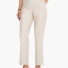 Faux Leather Straight-Leg Trouser COBBLESTONE -Varley Nik Shop S231312CBSPRODUCT 01