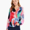 Abstract Art Top PINK MULTI -Varley Nik Shop S231609PKMPRODUCT 01