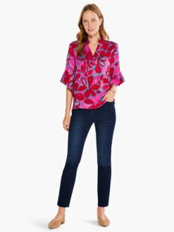 Happy Splash Top PINK MULTI 9 Happy Splash Top PINK MULTI -Varley Nik Shop S231613PKMPRODUCT 04