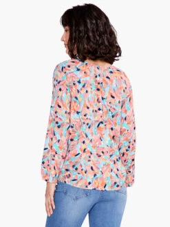 Punchy Petals Top ORANGE MULTI -Varley Nik Shop S231620ORMPRODUCT 03