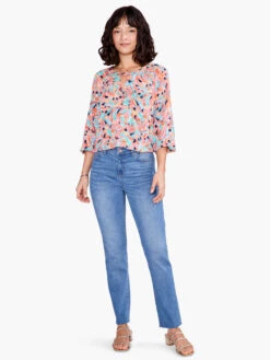 Punchy Petals Top ORANGE MULTI -Varley Nik Shop S231620ORMPRODUCT 04