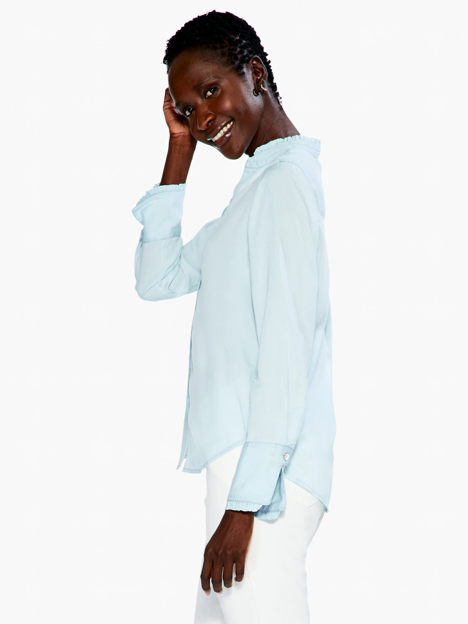 Femme Denim Shirt PALE DENIM 3 Femme Denim Shirt PALE DENIM - Image 2