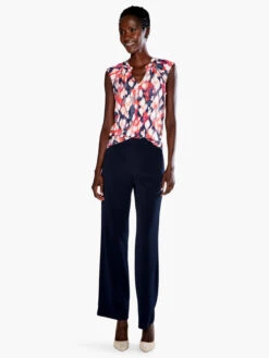 Floral Ikat Live In Tank BLUE MULTI -Varley Nik Shop S231624BLTPRODUCT 04