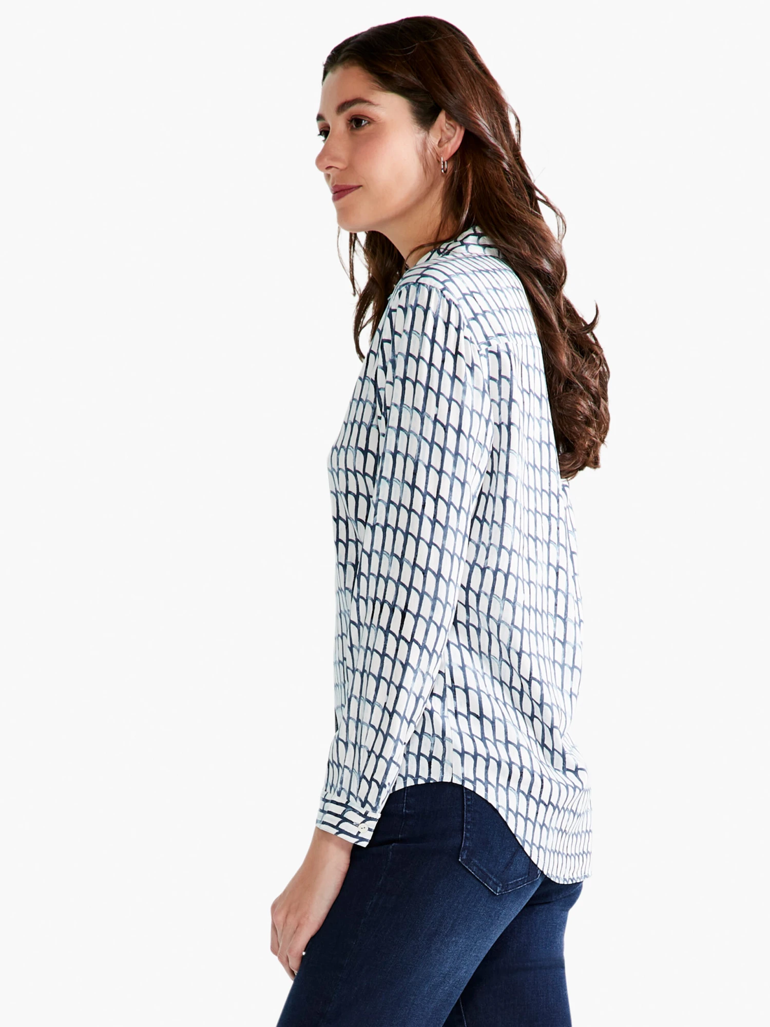 Lattice Live In Shirt BLUE MULTI 4 Lattice Live In Shirt BLUE MULTI - Image 2