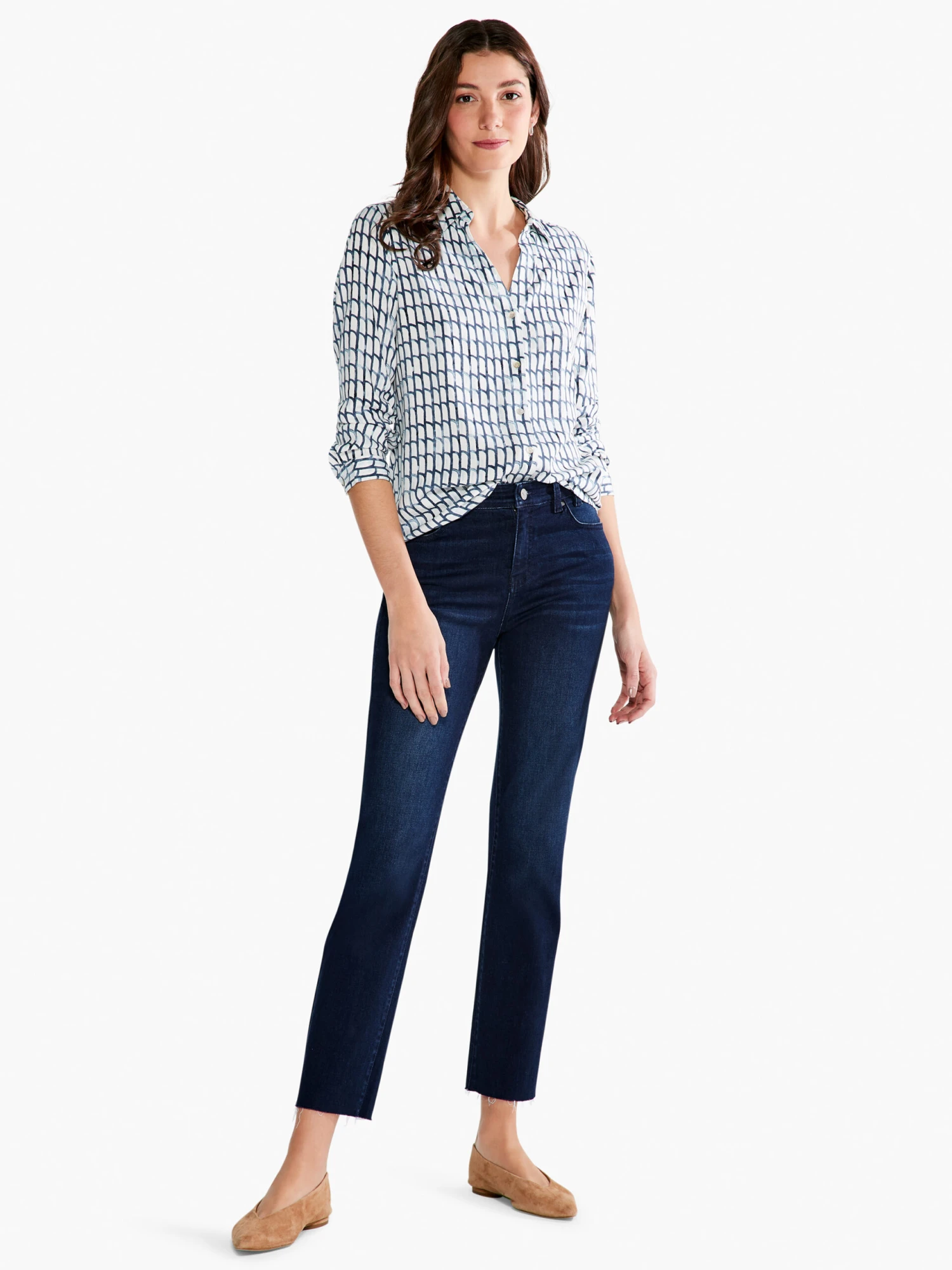 Lattice Live In Shirt BLUE MULTI 6 Lattice Live In Shirt BLUE MULTI - Image 4