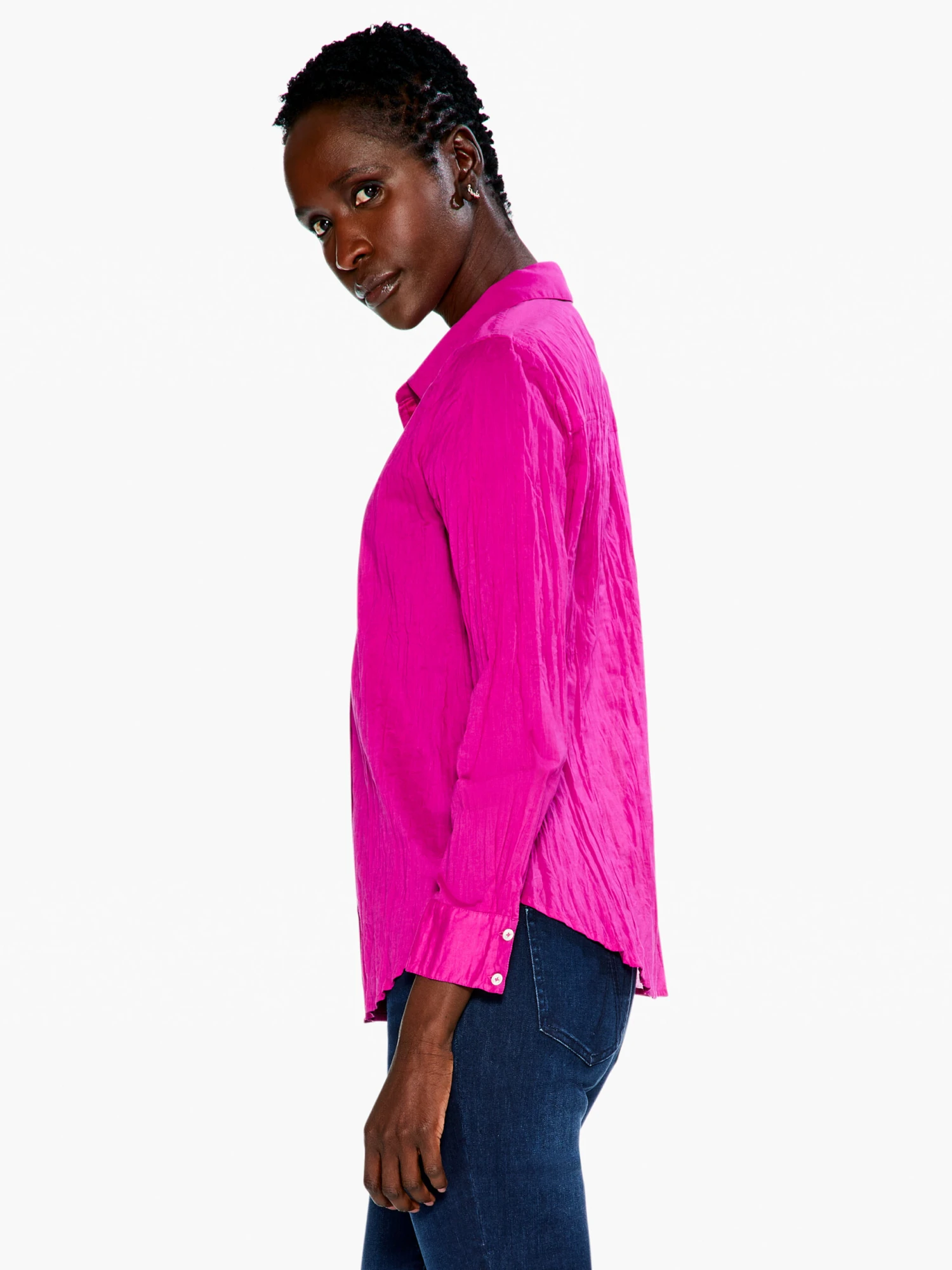 Crinkle Shirt ORCHID PETAL 4 Crinkle Shirt ORCHID PETAL - Image 2