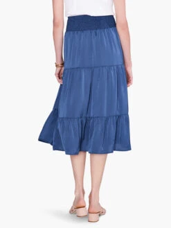 Soft Drape Tiered Skirt DEEP OCEAN -Varley Nik Shop S231703DPOPRODUCT 03