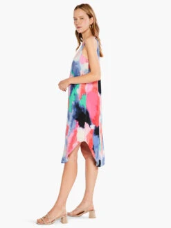 Abstract Art Dress PINK MULTI 9 Abstract Art Dress PINK MULTI -Varley Nik Shop S231910PKMPRODUCT 02