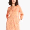 Swan Rays Dress ORANGE MULTI -Varley Nik Shop S231911ORMPRODUCT 01