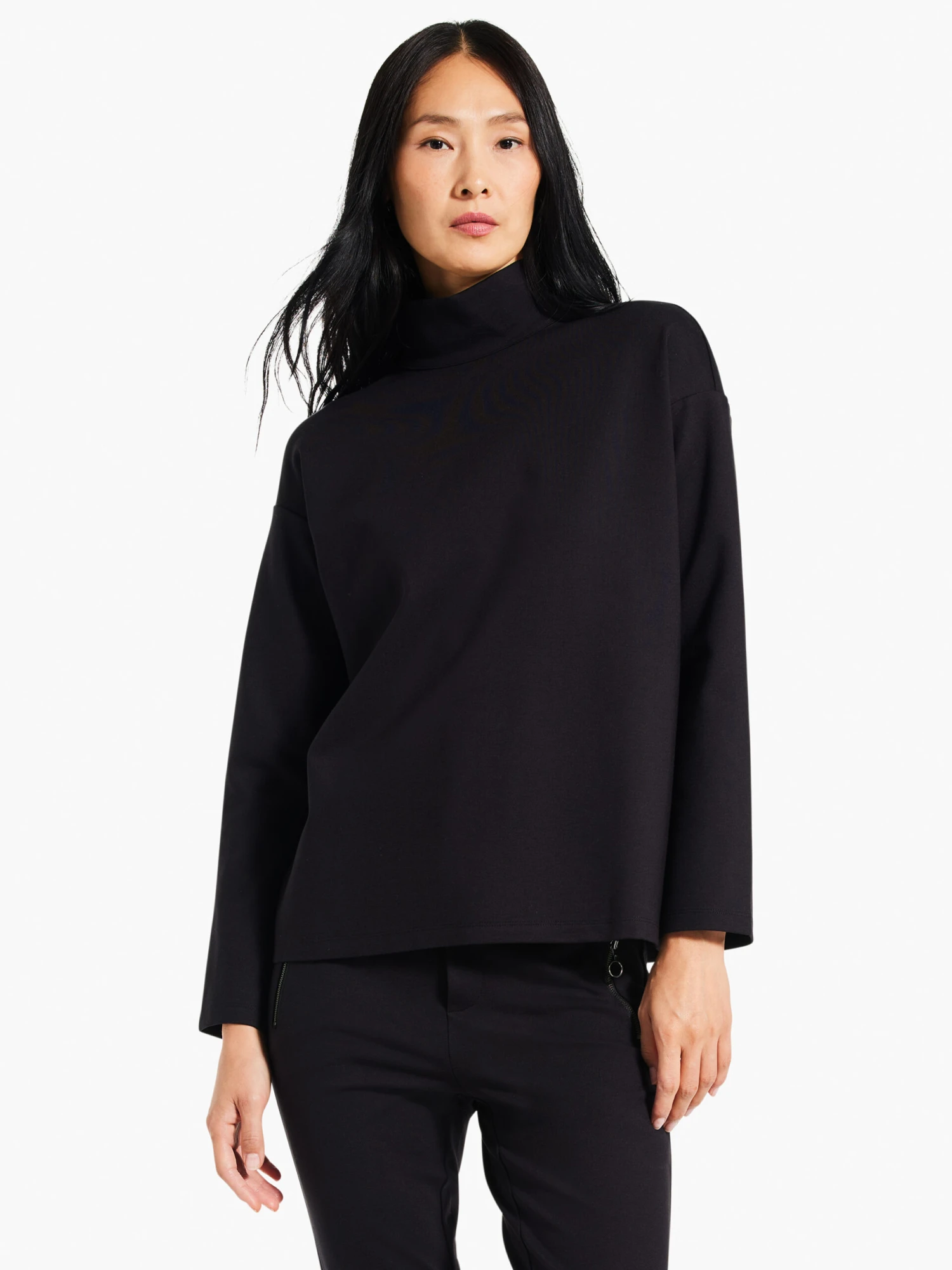 Reversible Ponte Top BLACK ONYX 3 Reversible Ponte Top BLACK ONYX