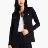 Ponte Knit Jacket BLACK ONYX