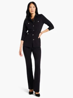 Ponte Knit Jacket BLACK ONYX -Varley Nik Shop W231076BLXPRODUCT 04