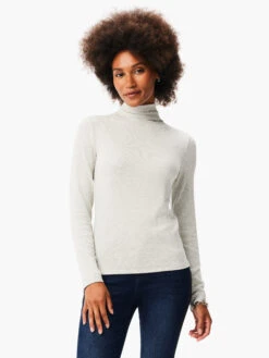 High Neck Perfect Rib Top REFLECTION