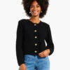 Gilded Texture Sweater Jacket 1 Gilded Texture Sweater Jacket -Varley Nik Shop W231119BLXPRODUCT 01