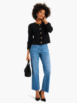 Gilded Texture Sweater Jacket -Varley Nik Shop W231119BLXPRODUCT 05