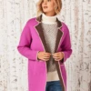 Cool Nights Reversible Knit Jacket VIVID MAGENTA