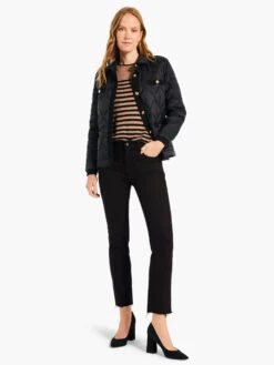 Knit Trim Puffer Jacket -Varley Nik Shop W231171BLXPRODUCT 04