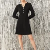 Twirl Time Dress BLACK ONYX -Varley Nik Shop W231220BLXPRODUCT 01A