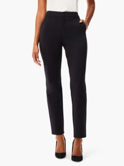 29" Ponte Knit Ankle Trouser BLACK ONYX