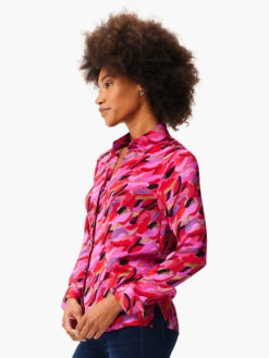 Petal Splash Shirt PINK MULTI -Varley Nik Shop W231688PKMPRODUCT 02